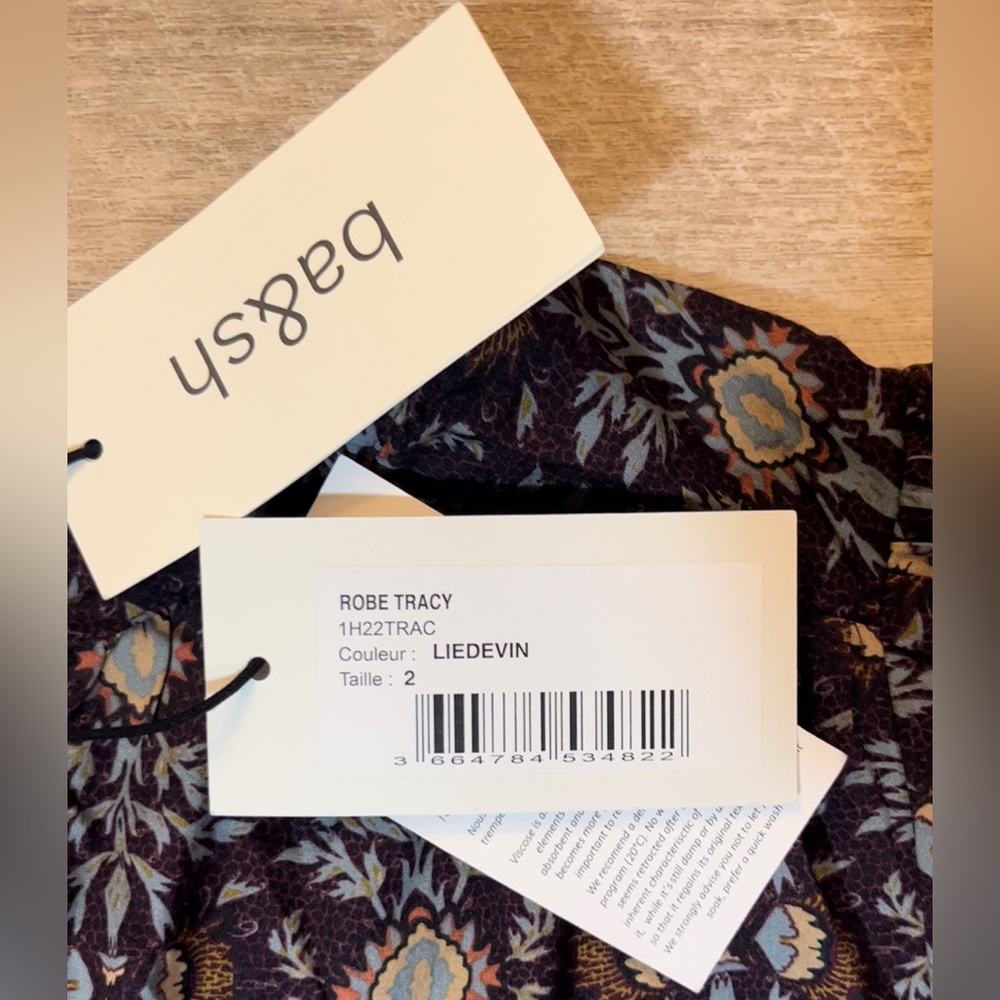NWT BA & SH Tracy Viscose Front Button Dress Size 2 - Picture 8 of 11